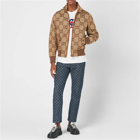 gucci jumbo gg canvas jacket|Gucci Jumbo GG Canvas Jacket .